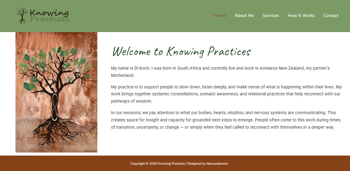 Click to open website